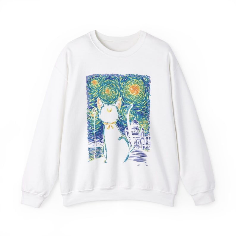 T-shirt anime unisex / Camicia amante manga / T-shirt grafica / Gatti di Sailor Moon / Otaku Ropa / Felpa ispirata a Sailor Moon immagine 8