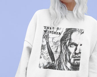 The Witcher Shirt / Henry Cavill's Witcher / Geralt of Rivia / Unisex Tee / The Witcher Fan Gift / The Witcher Art Graphic