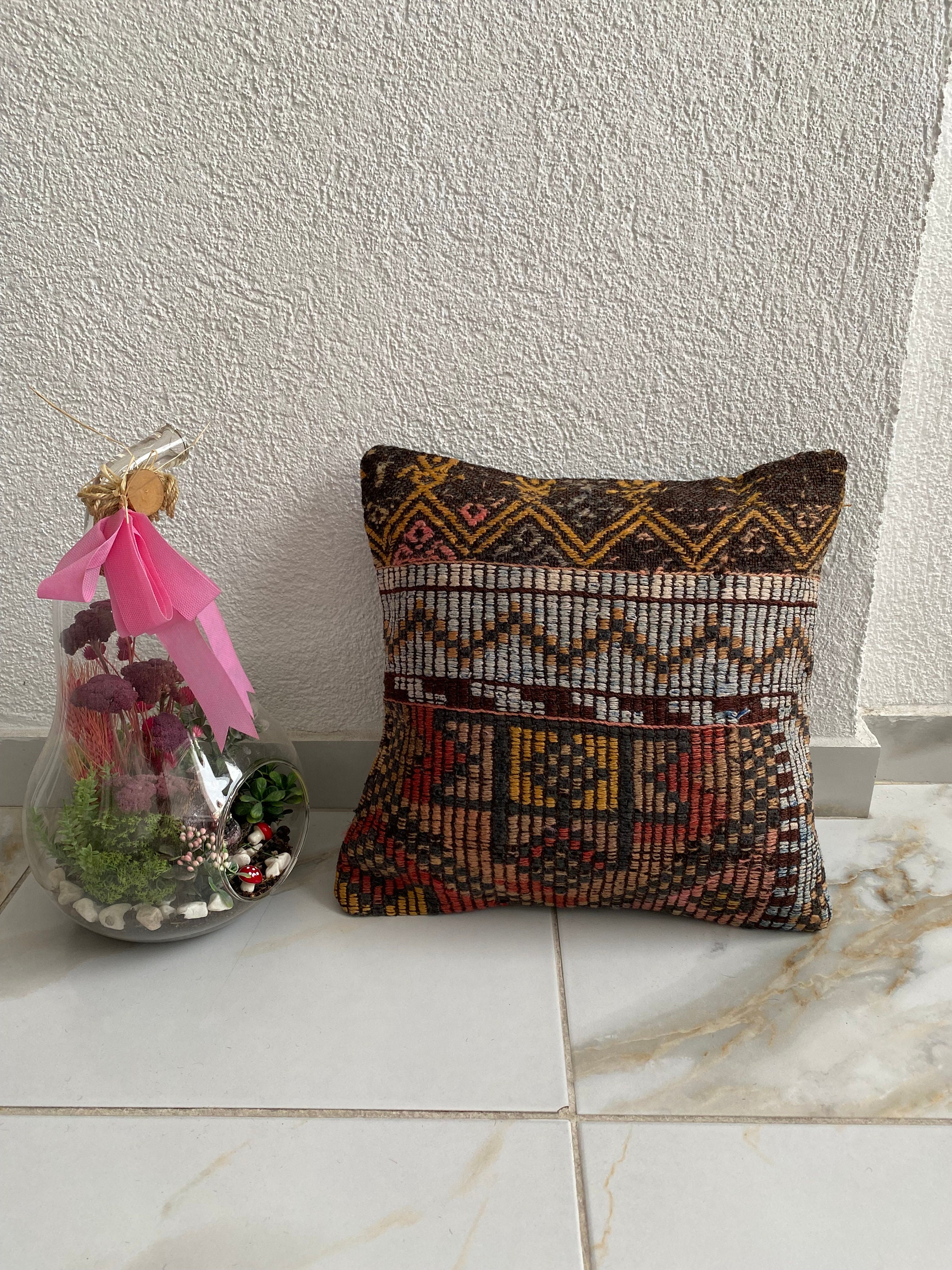 Oreiller kilim Turc,
