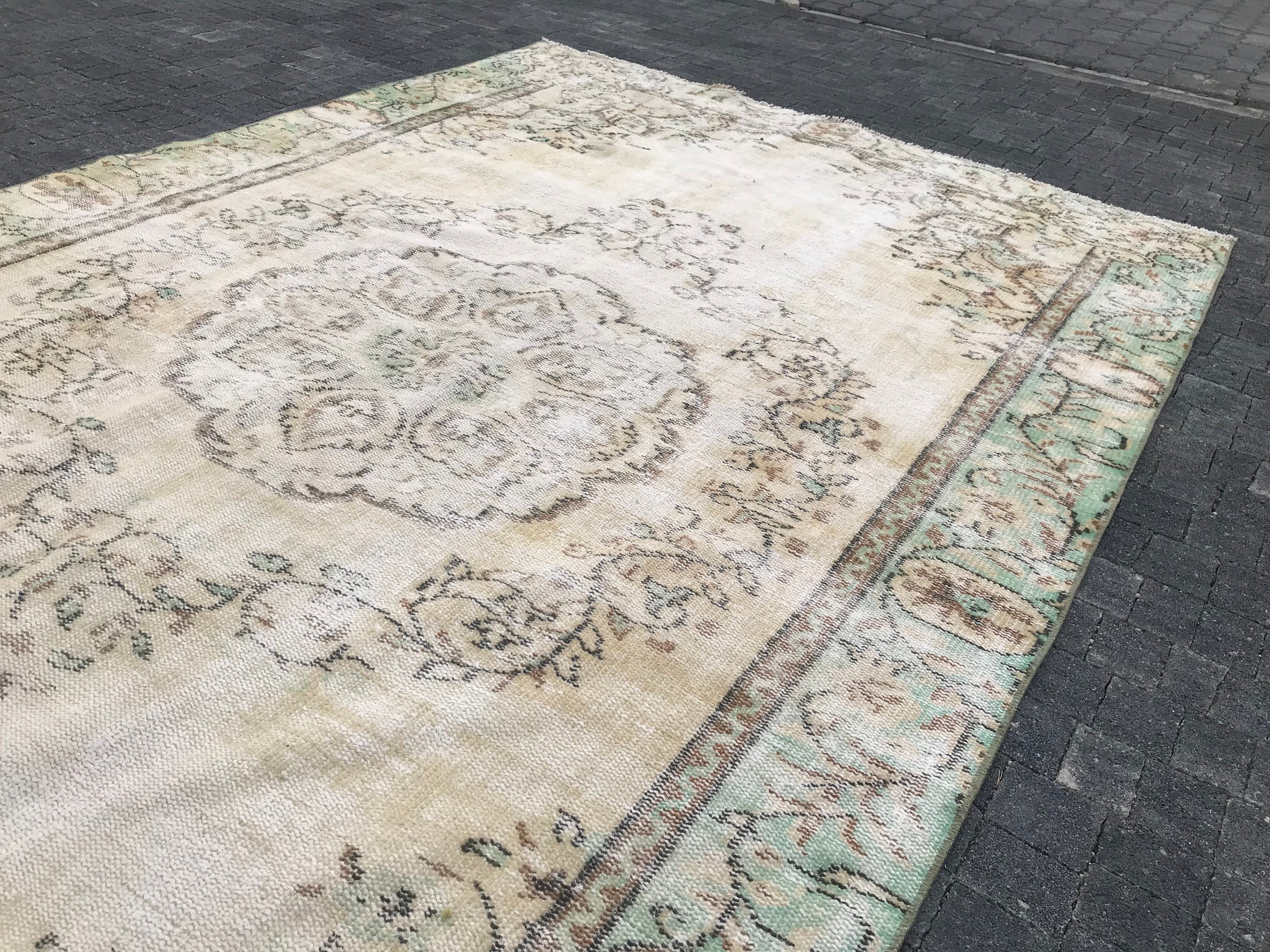 Large Oushak Rug Large Turkish Rug Oushak Rug Vintage Etsy UK