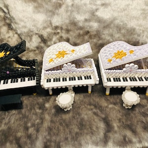 Quilled Grand Piano | Filigree Piano | Dollhouse Piano | Musical Instrument  | Paper Piano