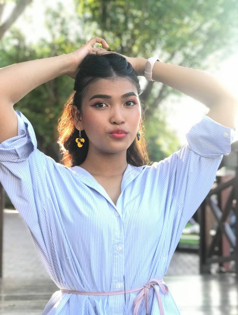 Mickey & Minnie Mouse Quilled Paper Earrings | Whimsical Disney Jewelry image 9