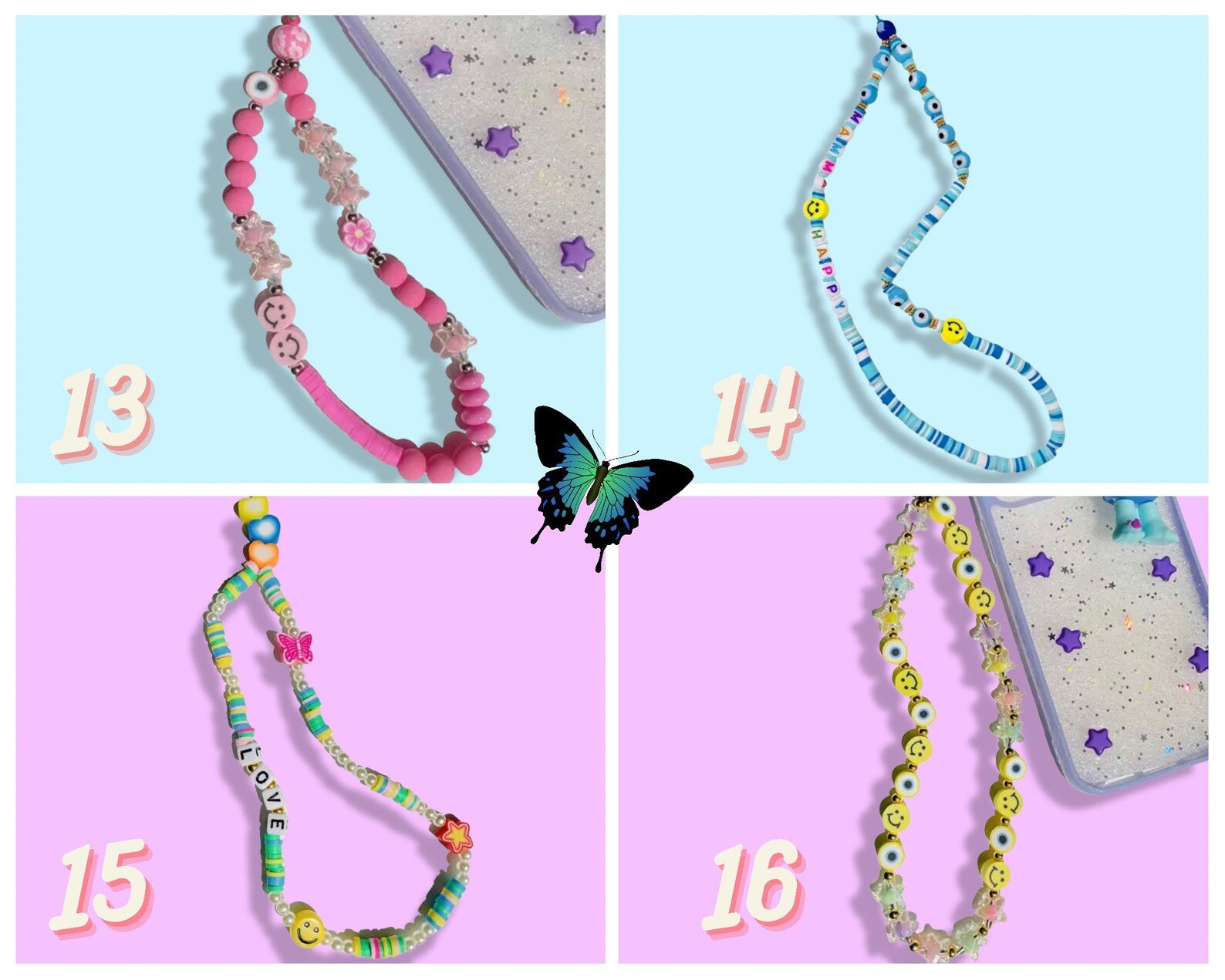Phone Charms 2000sッ Y2K Trendy Cute Lanyard Phone Etsy