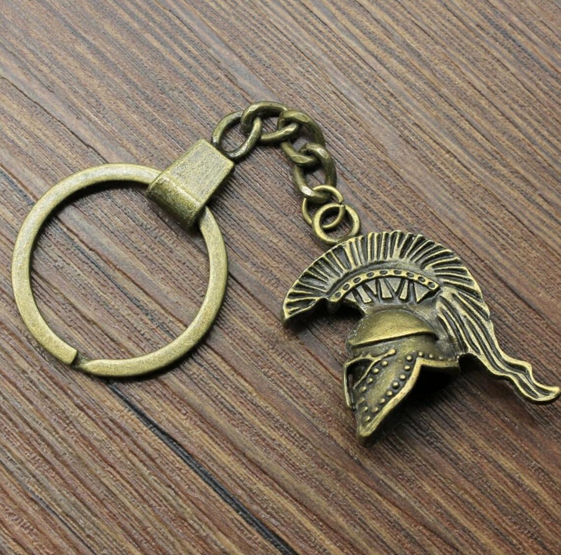 New Roman Soldier Keychain Helmet Car Key Bags Chain Ring Etsy