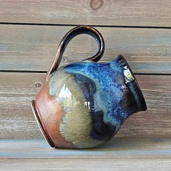 HANDMADE POTTERY MUG for, Pottery gift for mom girlfriend or wife, handmade gift for Grandma, Gift for Coffee or Tea Lovers Pottery Gift for