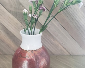 POTTERY BUD VASE, Handmade pottery vase, Pottery Vases, Gift for Mom, Grandma Gift, Little Vase, Small Vase, Handmade pottery