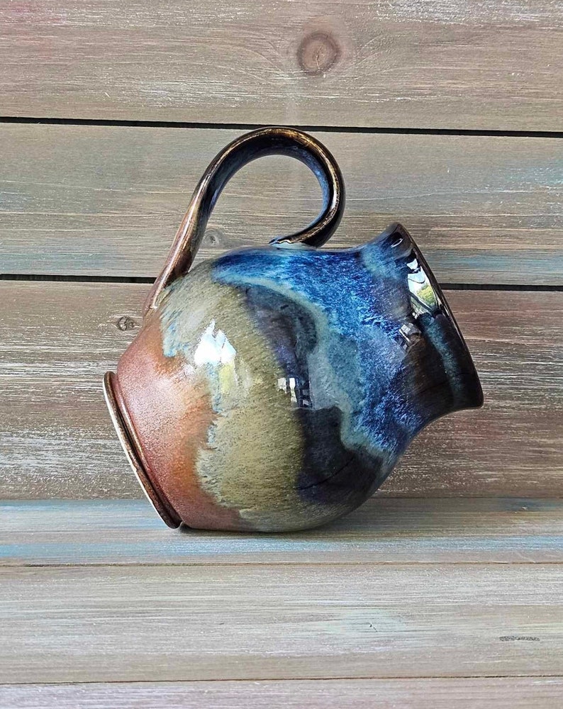 HANDMADE POTTERY MUG for, Pottery gift for mom girlfriend or wife, handmade gift for Grandma, Gift for Coffee or Tea Lovers Pottery Gift for image 1