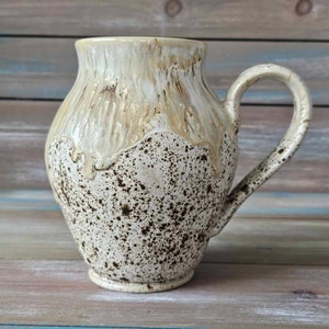 POTTERY MUG, handmade Pottery Gift for Mom, Mother's Day Gift, Gift for Mom, Giff for Husband, Gift for Wife, Grandma gift, winterwood light