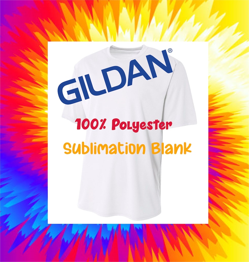 Puede incluir: Camiseta blanca Gildan, 100% poli&eacute;ster, en blanco para sublimaci&oacute;n.