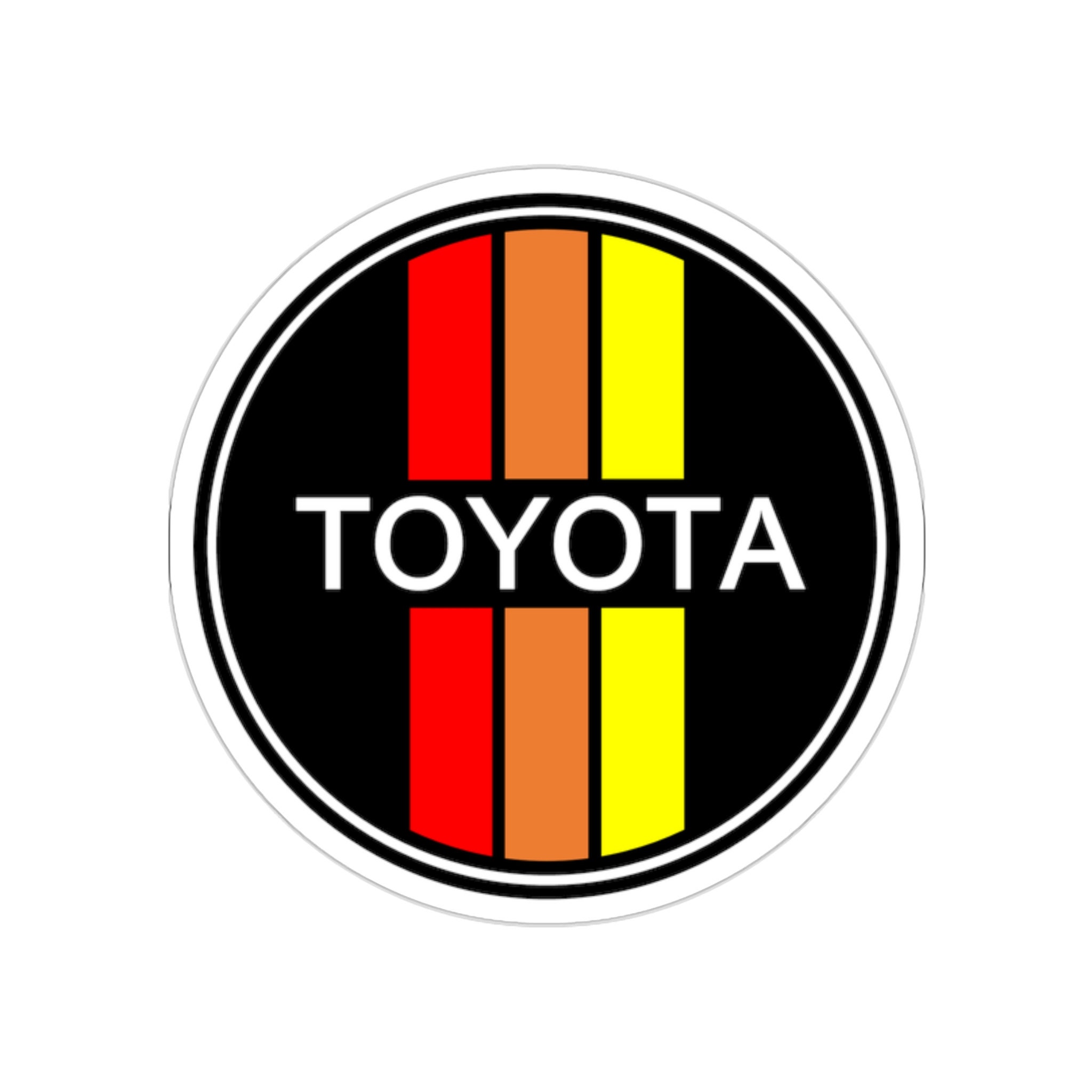 Retro Toyota Sticker Vintage Toyota Toyota Decal Vintage Etsy