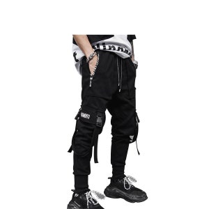 MFCT 90s Streetwear Black Multi-pocket Techwear Cargo Pants - Etsy