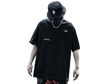 Streetwear Tee Cotton Pullover Shut Silent Graphic Sweatshirt for Men