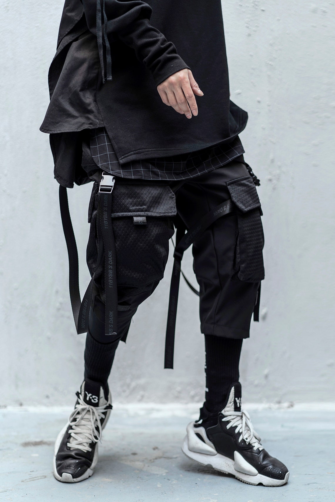 MFCT Japanese Streetwear Black Techwear Pants Men Cyberpunk - Etsy UK