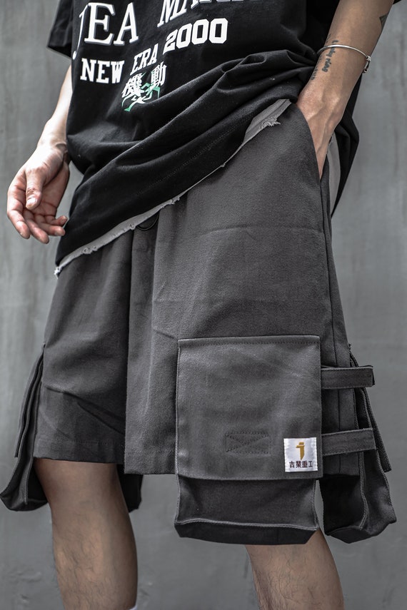 MFCT Ropa urbana japonesa Moda Techwear Negro Pantalones Etsy España