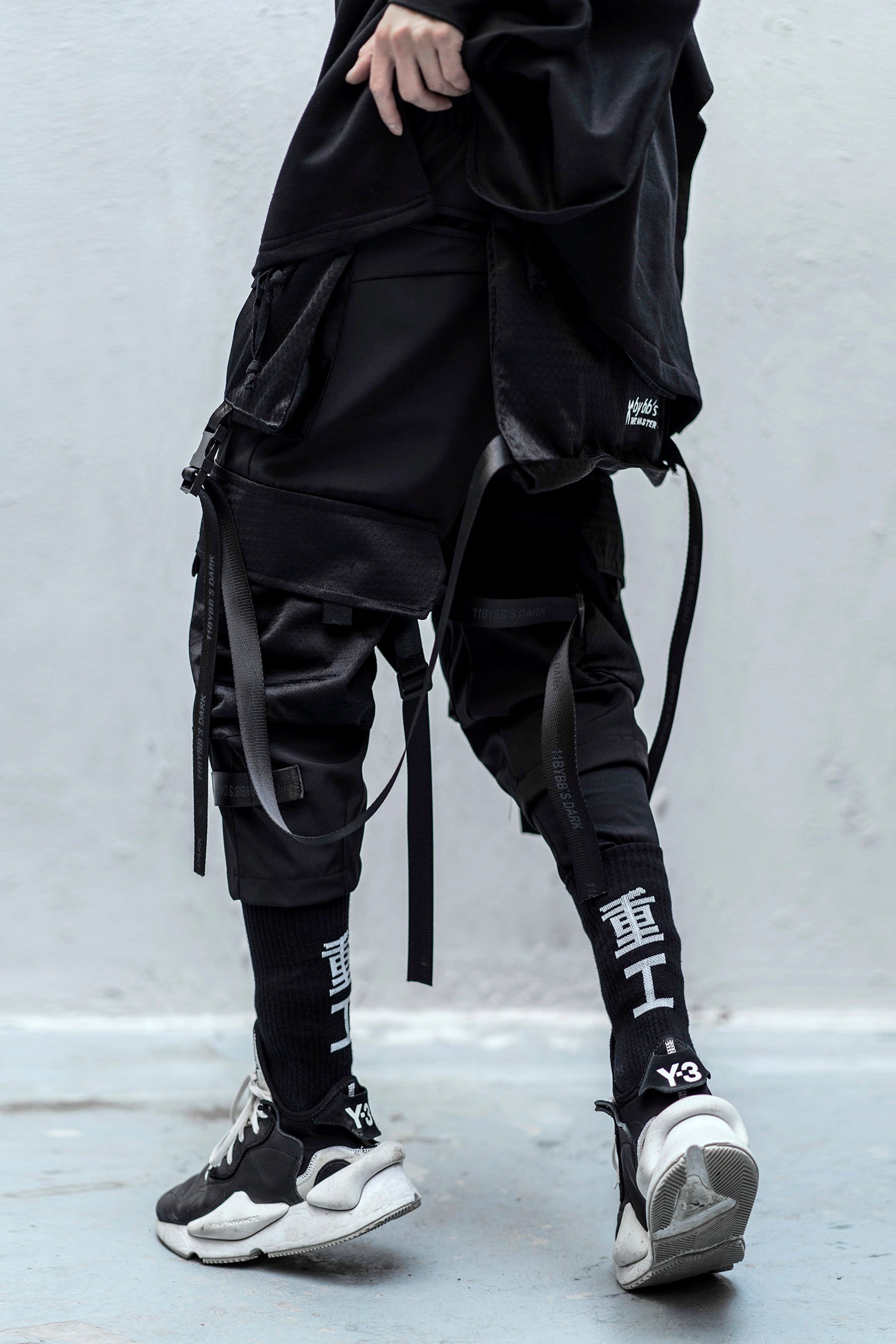 MFCT Japanese Streetwear Black Techwear Pants Men Cyberpunk - Etsy