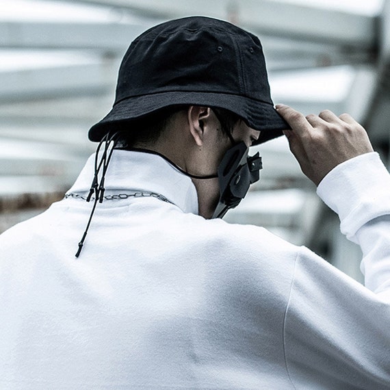 MFCT Summer Techwear Black Bucket Hat 