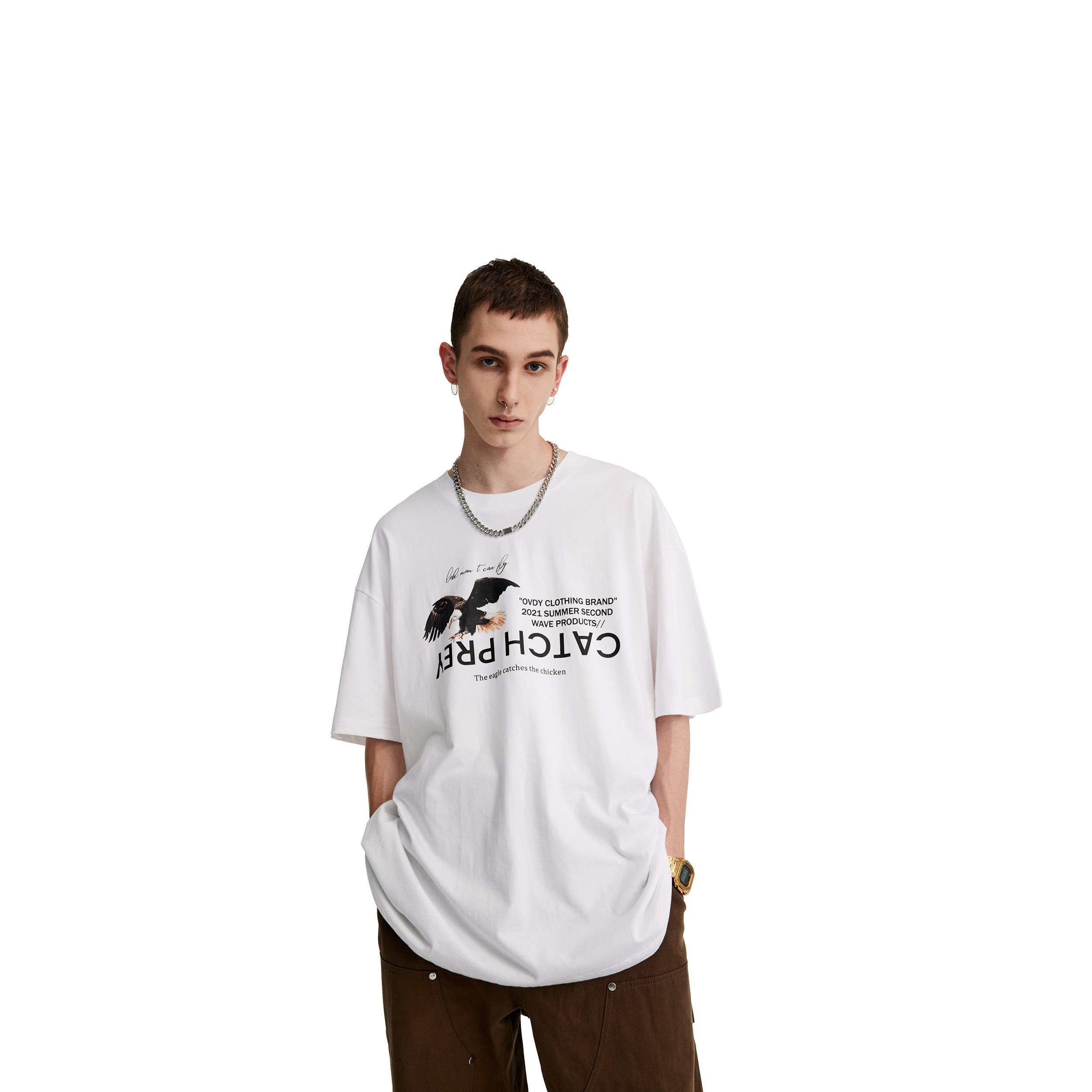 Off-White streetwear roundneck teeshirt / Tshirt mens branded