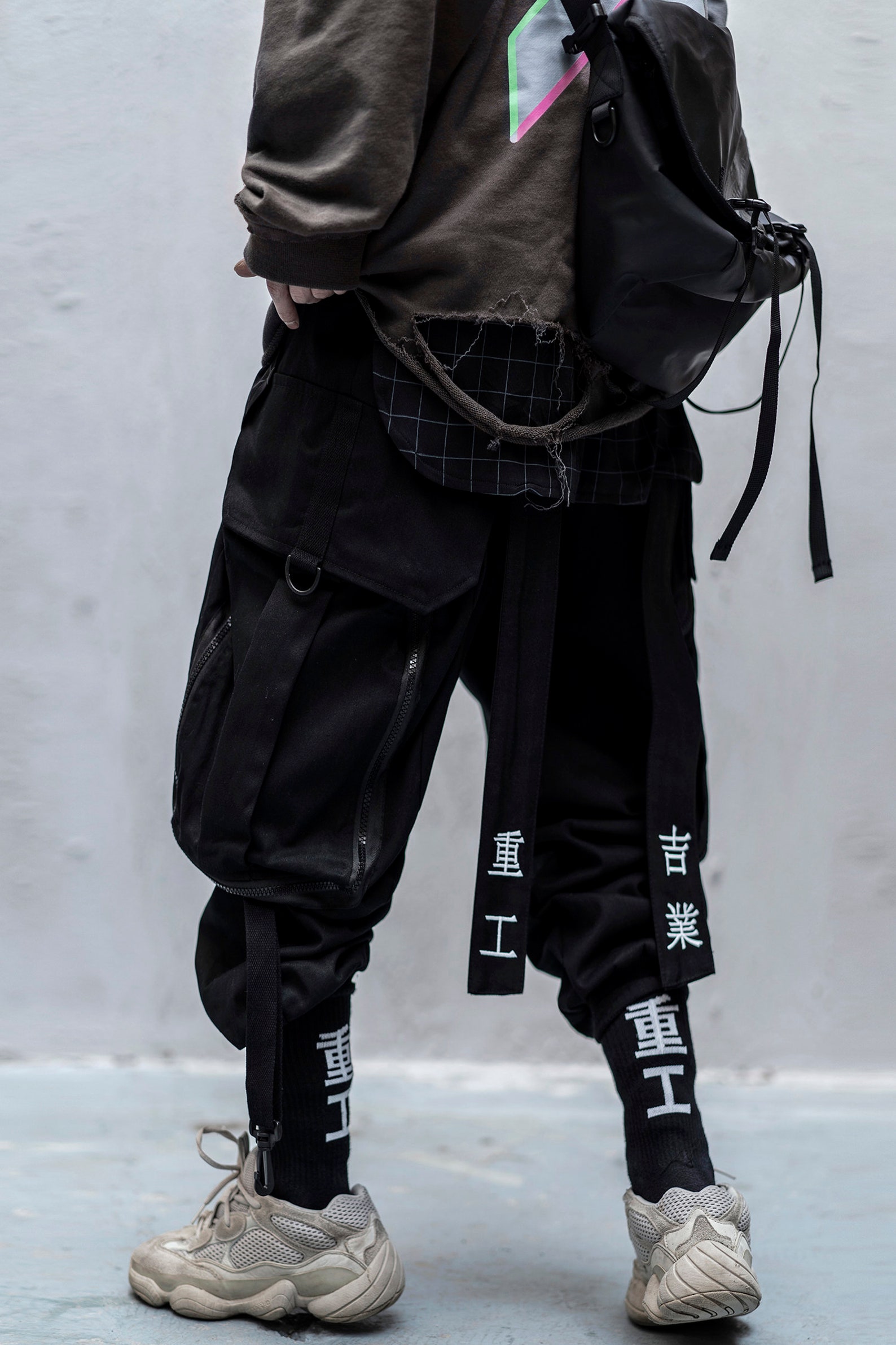 MFCT Japanese Streetwear Baggy Wide Leg Techwear Cargo Pants | Etsy