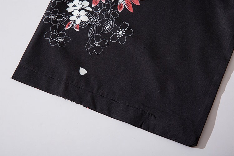 Japanese Streetwear Koi Printed Kimono Shirts Summer Open - Etsy