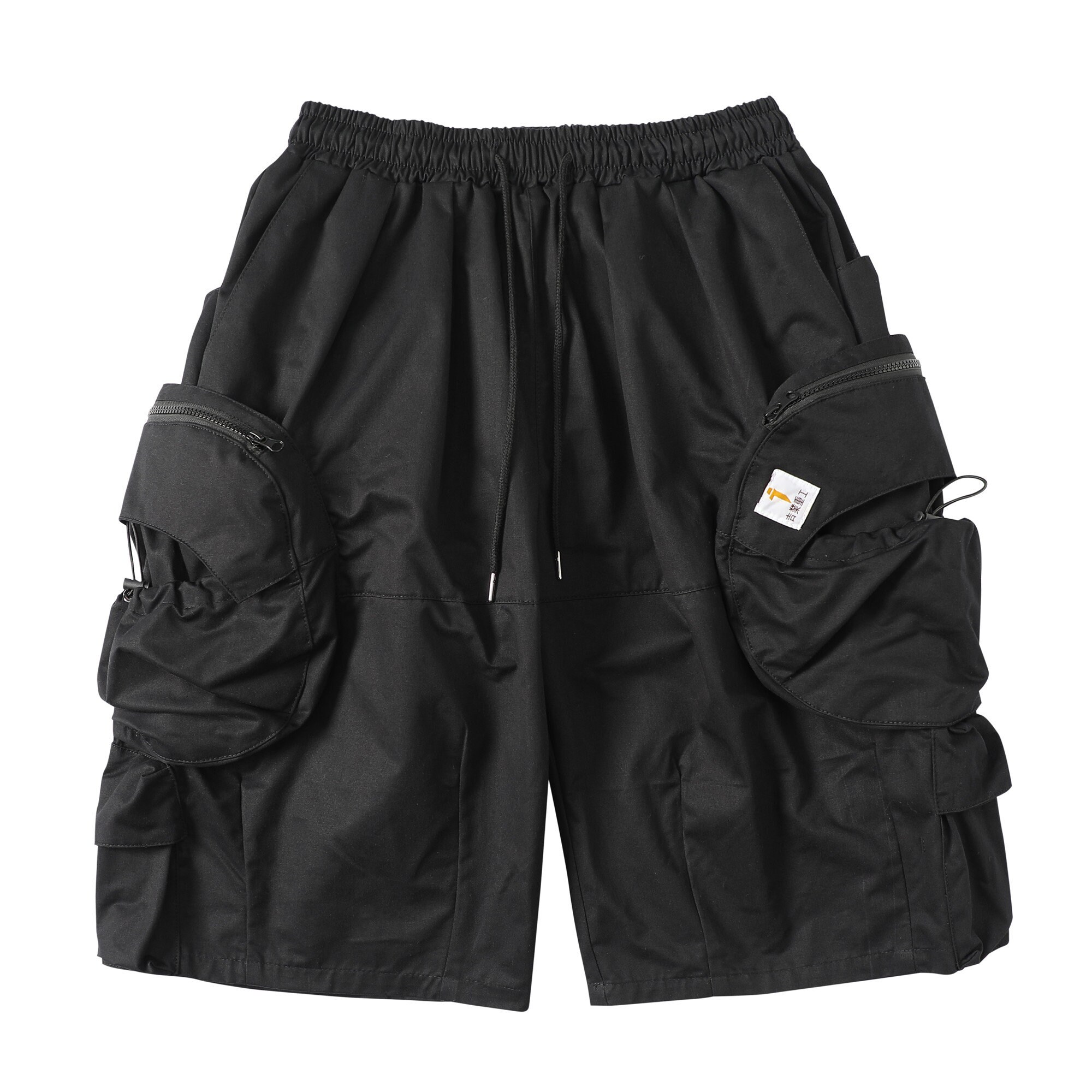 MFCT Summer Streetwear Black Short Pants Urban Techwear Pocket | Etsy