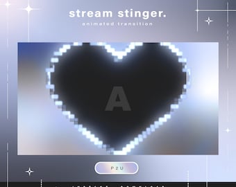 Stinger Transition - Transición de escena - Stinger Transition - Stream - Estética de transición - Twitch - Stream animado