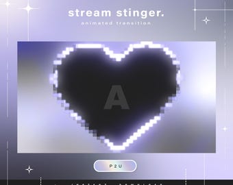 Stinger Transition - Transición de escena - Stinger Transition - Stream - Estética de transición - Twitch - Stream animado