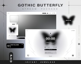 Pacote Twitch Minimal - Pacote de Streaming Minimal Animado - Cenas de Streaming - Sobreposições Twitch - Telas Animadas - Painéis Twitch - Streaming Twitch