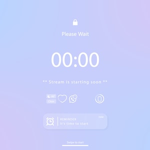 Minimalist animated screens - Animated scenes for twitch -  Aesthetic screens - Animated screens - Twitch Ovelay - Twitch - Stream
