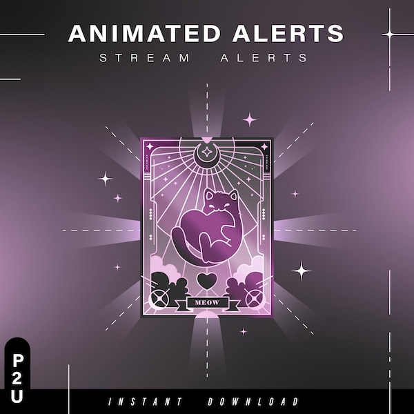 6x Animierte Alarme für Twitch - Animierte Alarme für Twitch - Twitch - Stream