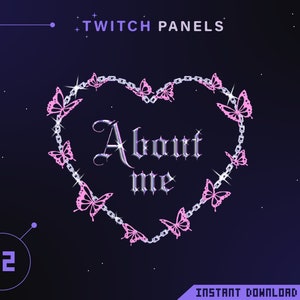 Stream Panels / twitch panels / gothic panels / dark panels / aesthetic panels /Grunge panels / Fairy panels