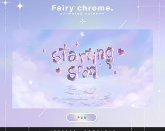 Fairy chrome animated screens - Animated scenes for twitch -  Aesthetic screens - Animated screens - Twitch Ovelay - Twitch - Stream