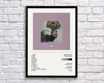 Ariana Grande Poster Thank U Next You Ll Enjoy Etsy
