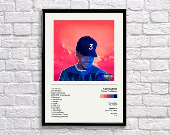 Download Chance The Rapper Coloring Book Etsy