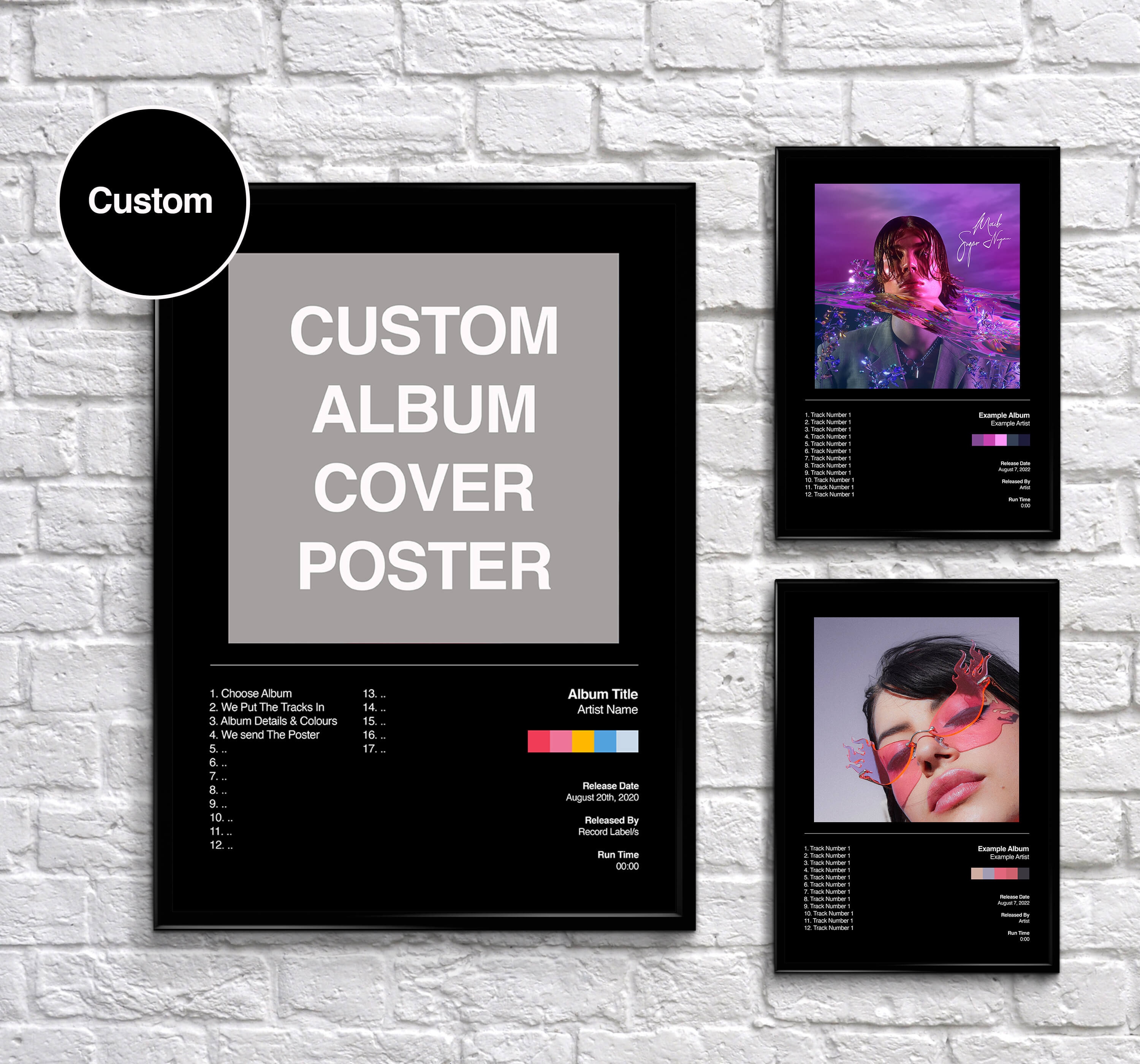 Album Cover Poster Album Posters Custom Album Poster 