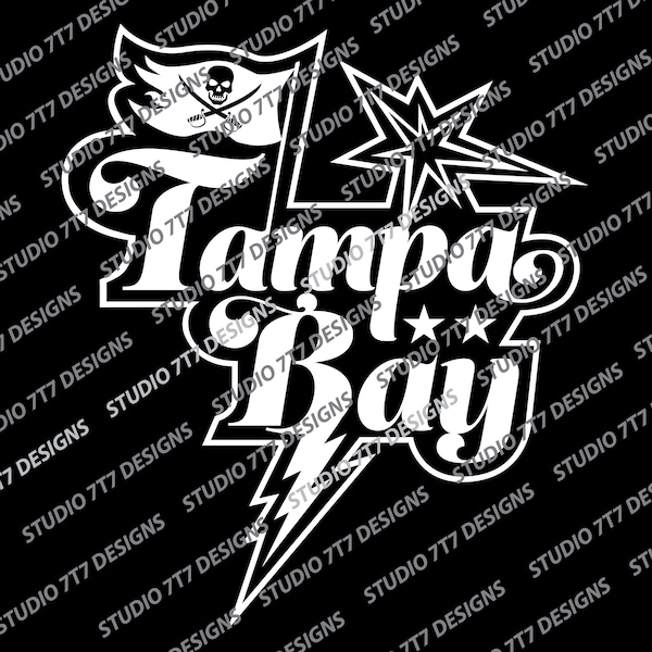 Tampa Bay Sports Design Tampa Bay Sports T-shirt, Tampa Bay Sports Decal, Tampa Bay Sports Heat Transfer, Digital File, PNG or SVG