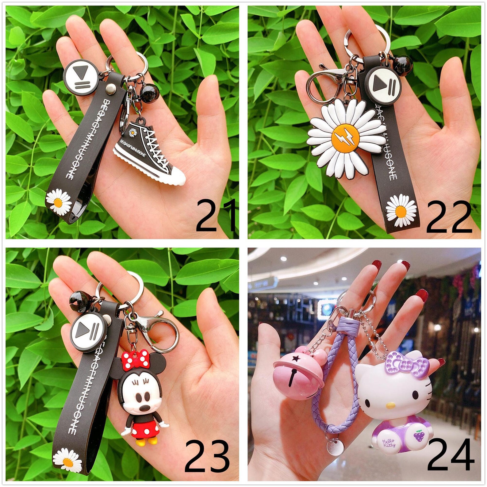 Llavero Kawaii 36 estilos lindos llaveros llaveros animales Etsy