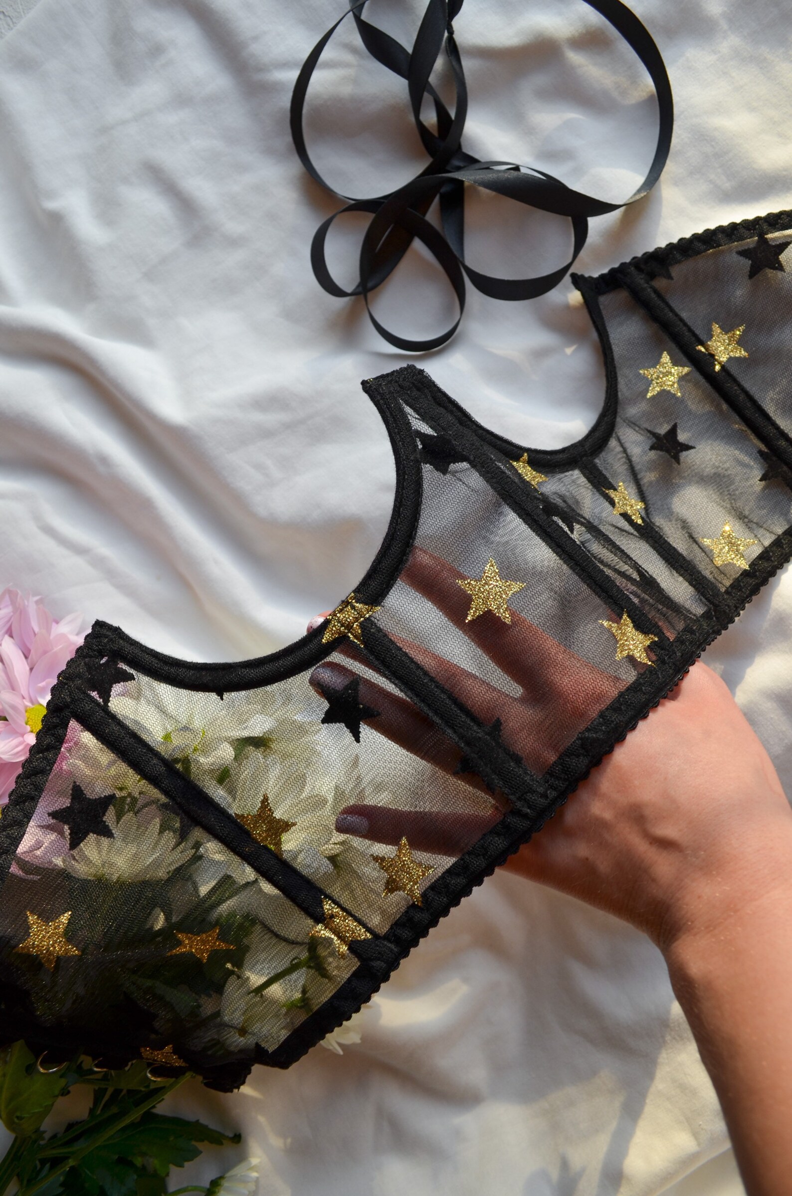 free spirit floral cupless corset