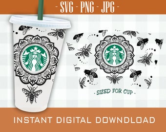 Download Mandala Starbucks Wrap Svg Heart Stethoscope Svg Full Wrap Mandala Starbucks Svg Starbucks Cup Svg Mandala Svg Nurse Svg Instant Download Papercraft Paper Party Kids Shantived Com