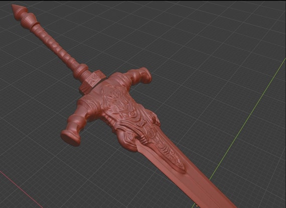 Black Knight Sword from Dark Souls 3D model 3D printable