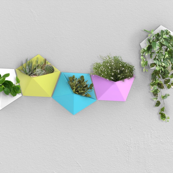 STL Vertical Garden Planter 3D Print