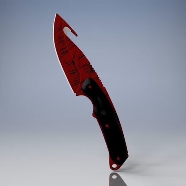 CSGO GUT KNIFE STL 3D Print Counterstrike Global Elsection