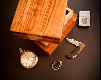 Wooden Deck Box for Trading Cards