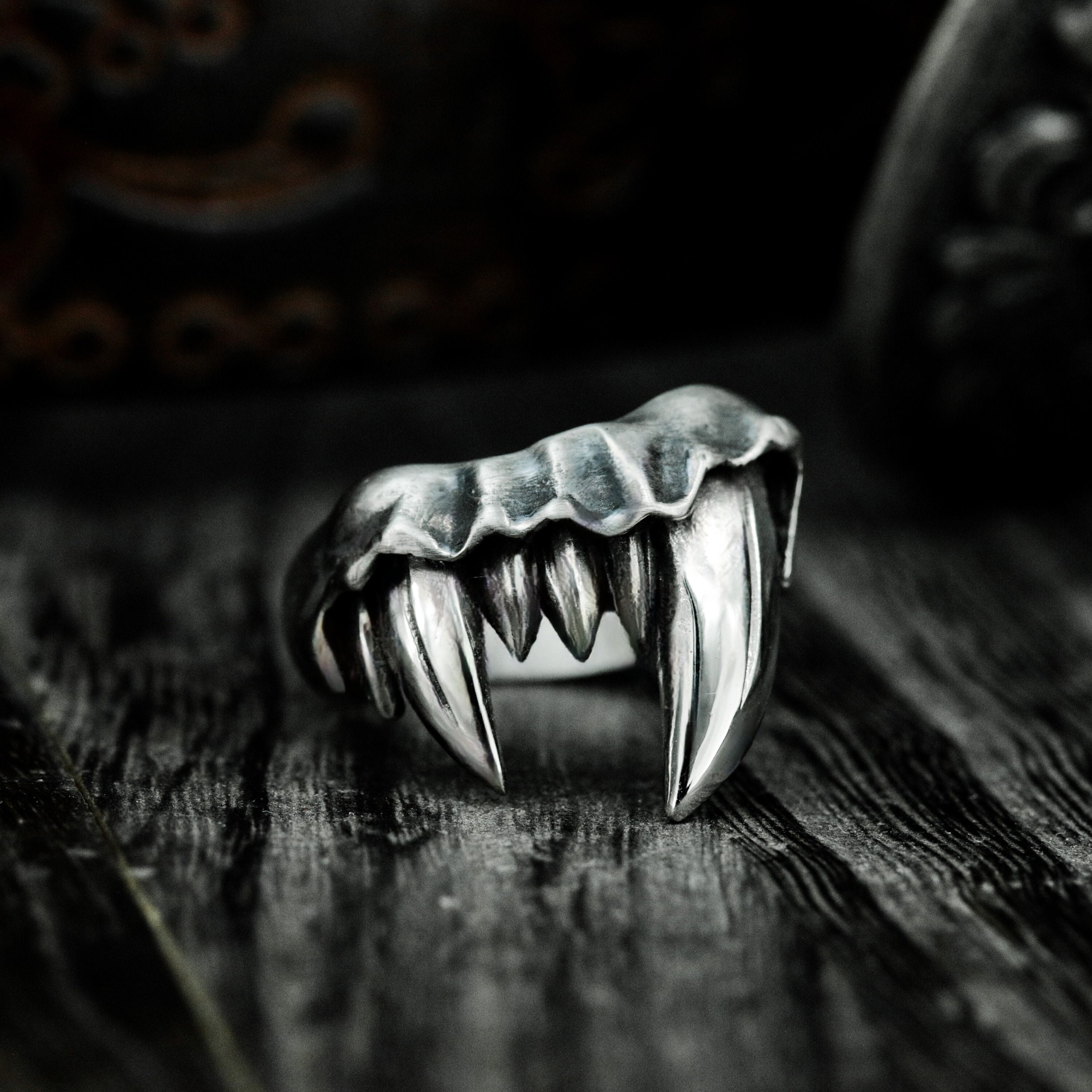 アクセサリー Mexican Jewelry Silver Fang Ring Mexican Jewelry Silver Fang Ring