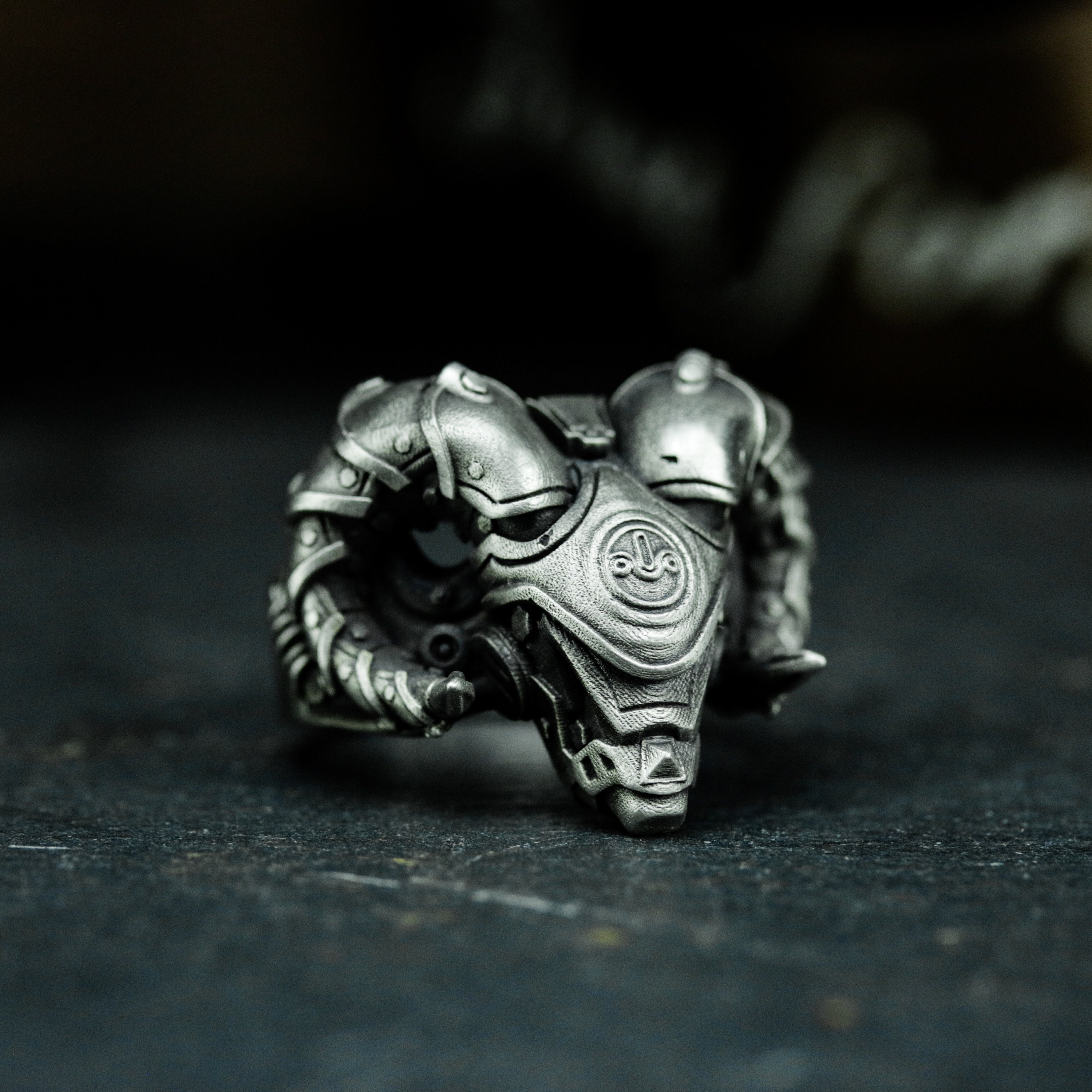 Cyber Sheep Silver Ring: Doomsday Mech Animal Ring - Etsy
