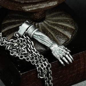 Hand of God-925 Silver Pendant-Ghost Hand