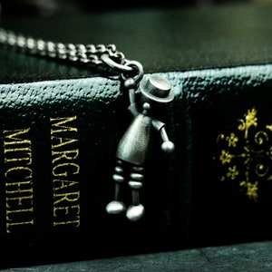 Hanging Puppet 925 Silver Pendant-Circus Clown Personalized Silver Necklace