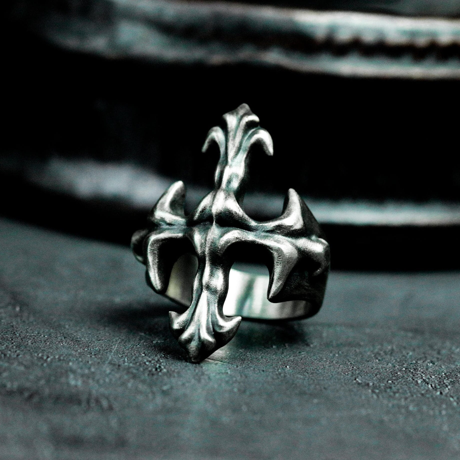 Chrome Hearts Infinity Cross Ring - Etsy