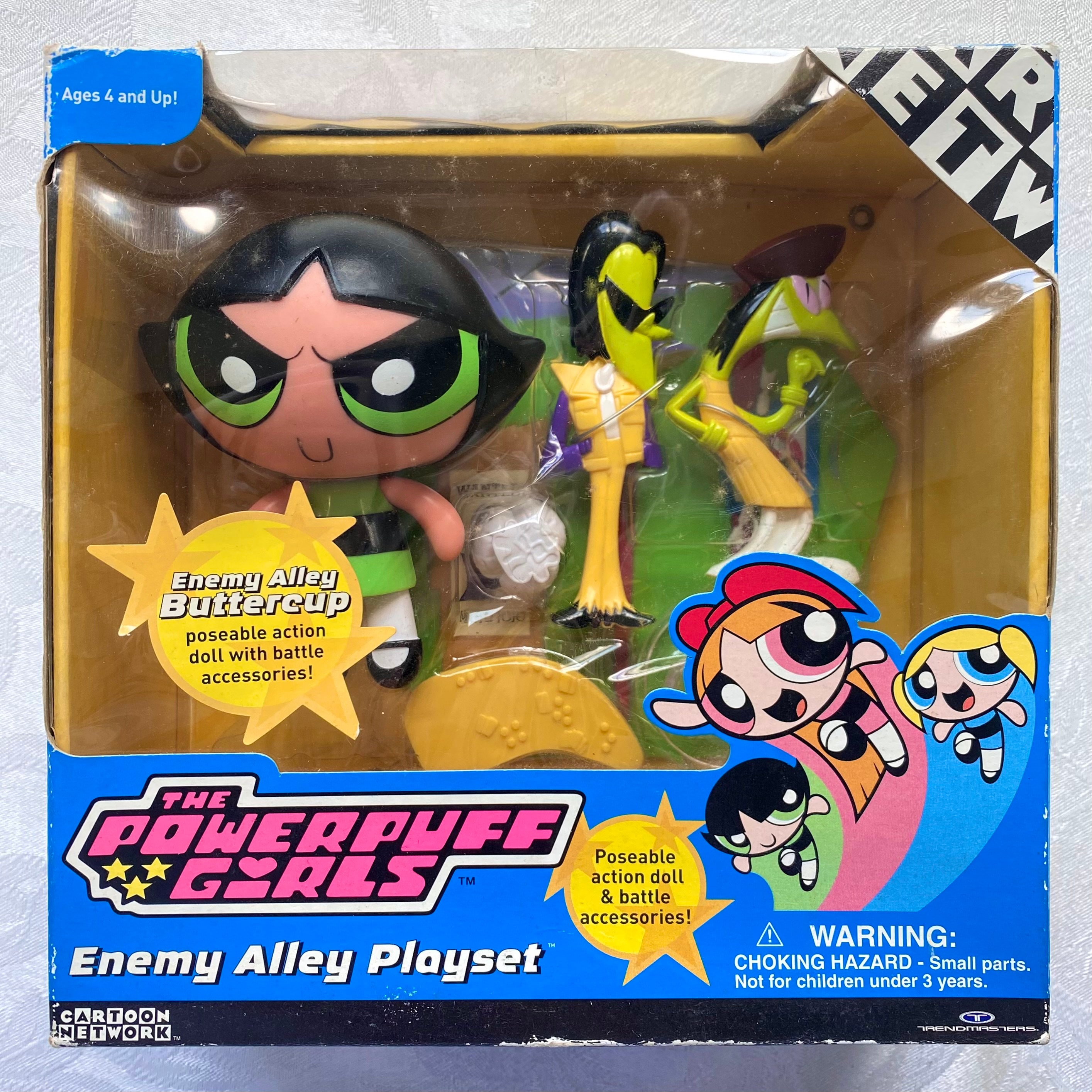 Powerpuff Girls 90s Enemy Alley Sealed Playset Gangreen Gang + Buttercup  -Mercancía coleccionable vintage con licencia de Cartoon Network - LEER -  Etsy México, image size:2829x2829