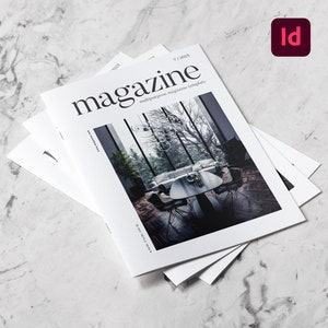 Mall för flerfunktionell tidskrift | Adobe InDesign
