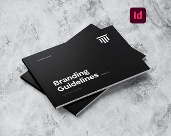 Minimalist Brand Guidelines Template | Adobe InDesign